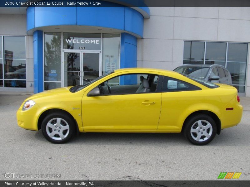 Rally Yellow / Gray 2006 Chevrolet Cobalt LS Coupe
