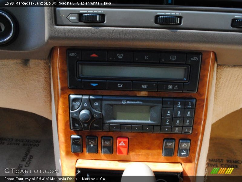 Glacier White / Java 1999 Mercedes-Benz SL 500 Roadster