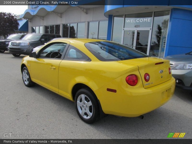 Rally Yellow / Gray 2006 Chevrolet Cobalt LS Coupe