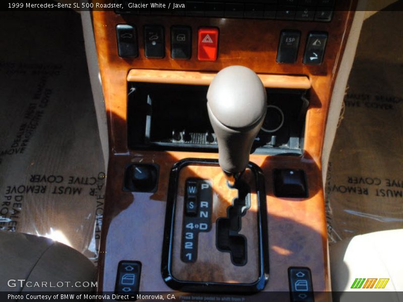Glacier White / Java 1999 Mercedes-Benz SL 500 Roadster