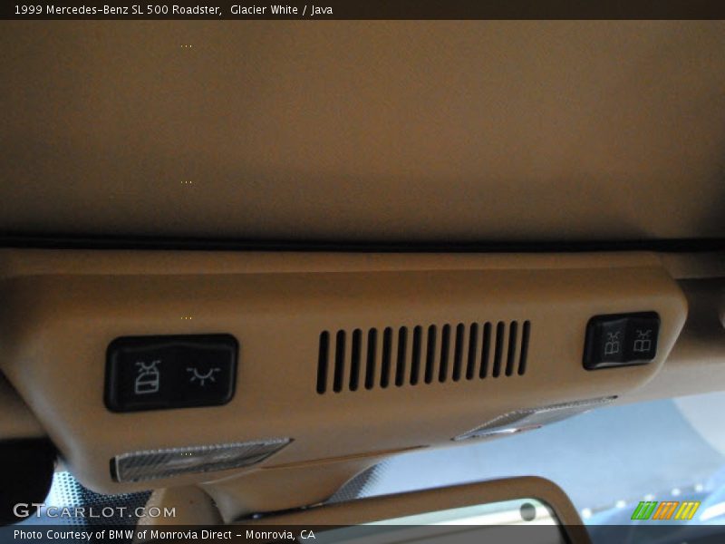 Glacier White / Java 1999 Mercedes-Benz SL 500 Roadster