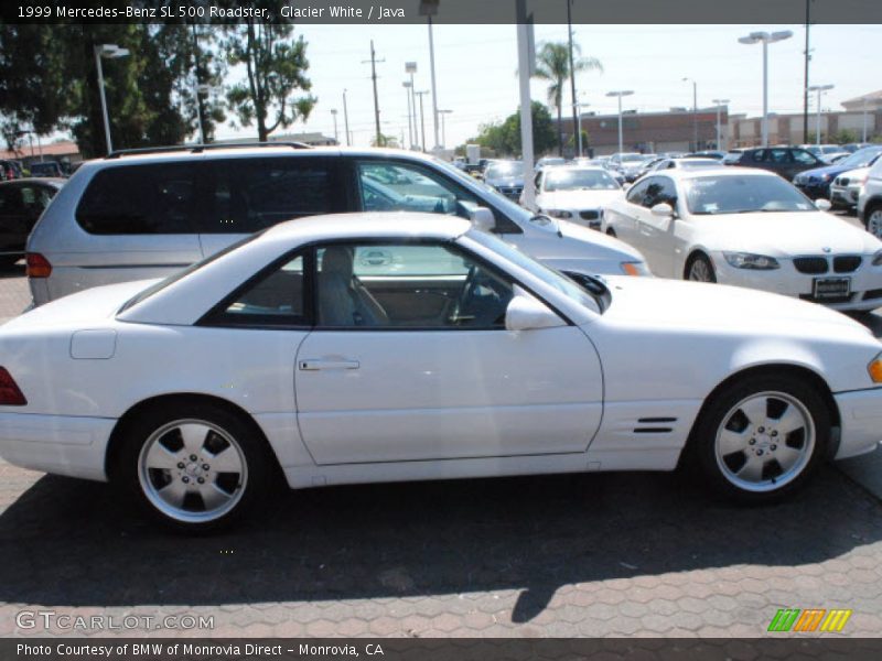 Glacier White / Java 1999 Mercedes-Benz SL 500 Roadster