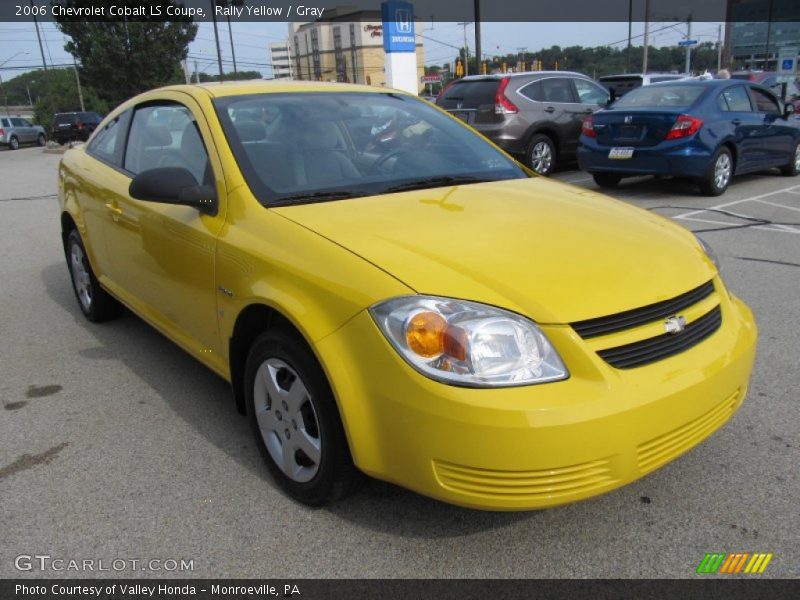 Rally Yellow / Gray 2006 Chevrolet Cobalt LS Coupe