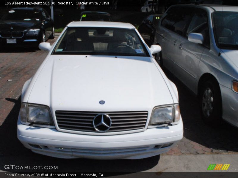 Glacier White / Java 1999 Mercedes-Benz SL 500 Roadster