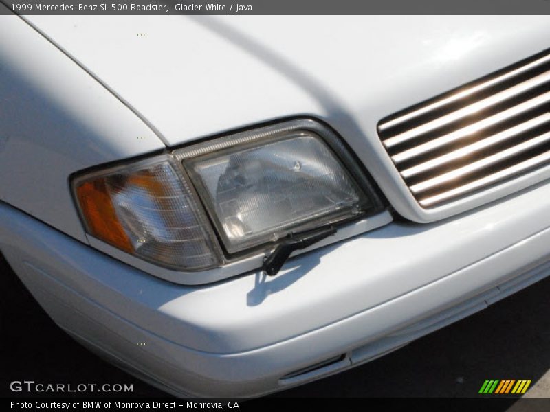Glacier White / Java 1999 Mercedes-Benz SL 500 Roadster