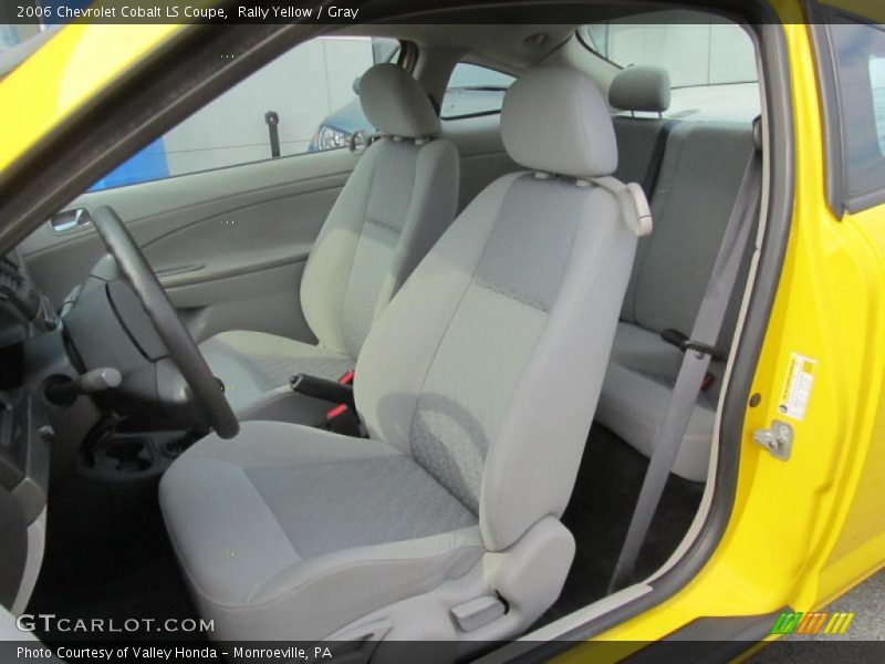 Rally Yellow / Gray 2006 Chevrolet Cobalt LS Coupe