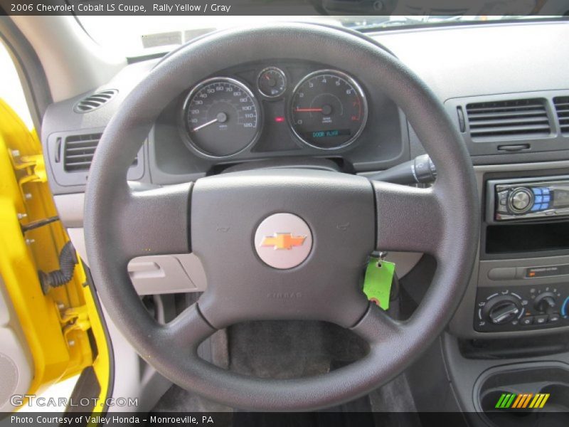 Rally Yellow / Gray 2006 Chevrolet Cobalt LS Coupe