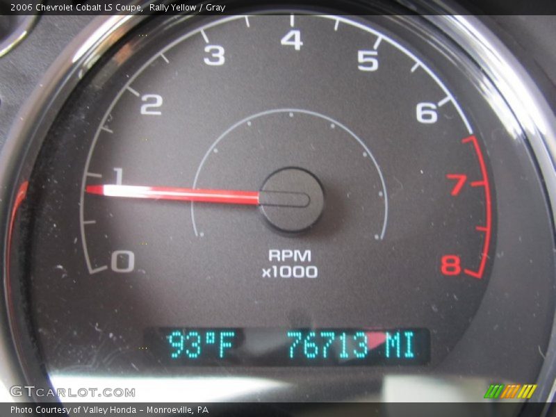Rally Yellow / Gray 2006 Chevrolet Cobalt LS Coupe
