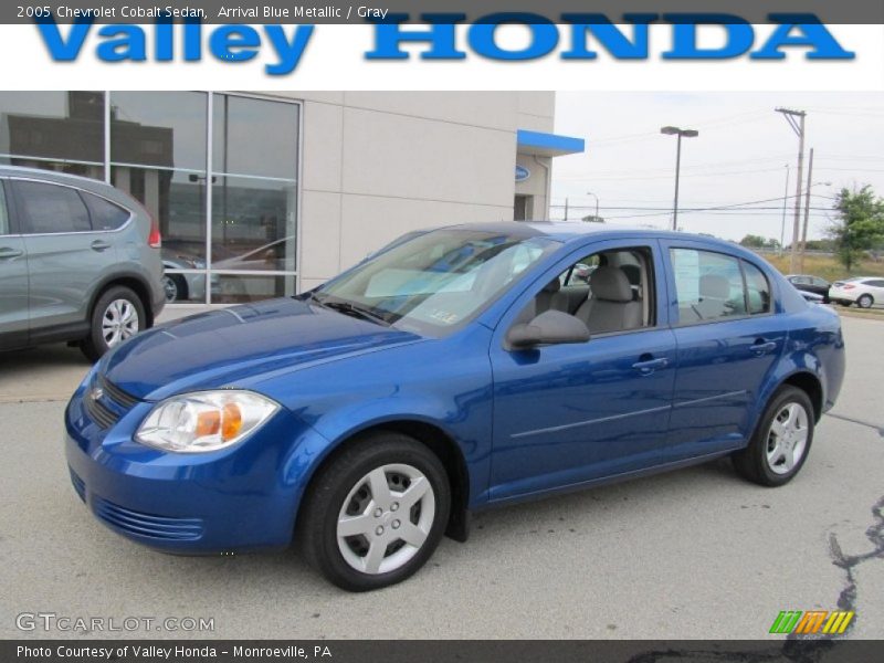 Arrival Blue Metallic / Gray 2005 Chevrolet Cobalt Sedan