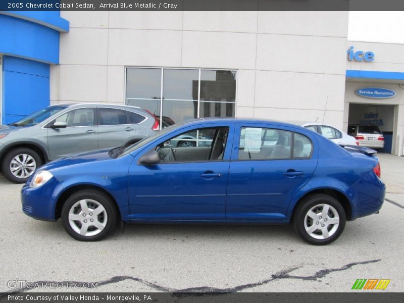 Arrival Blue Metallic / Gray 2005 Chevrolet Cobalt Sedan