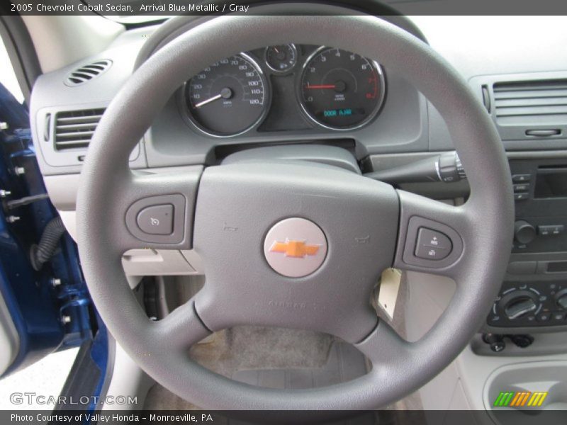 Arrival Blue Metallic / Gray 2005 Chevrolet Cobalt Sedan