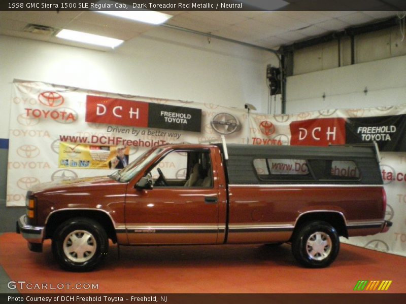 Dark Toreador Red Metallic / Neutral 1998 GMC Sierra 1500 SLE Regular Cab