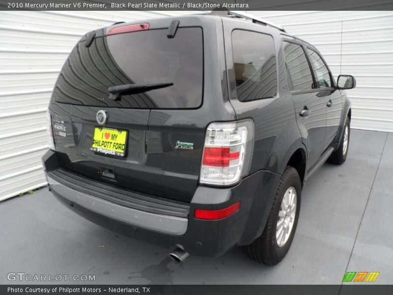 Black Pearl Slate Metallic / Black/Stone Alcantara 2010 Mercury Mariner V6 Premier