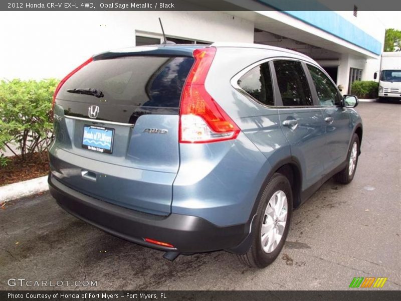 Opal Sage Metallic / Black 2012 Honda CR-V EX-L 4WD