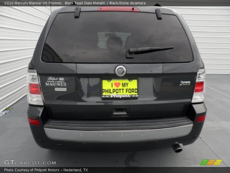 Black Pearl Slate Metallic / Black/Stone Alcantara 2010 Mercury Mariner V6 Premier