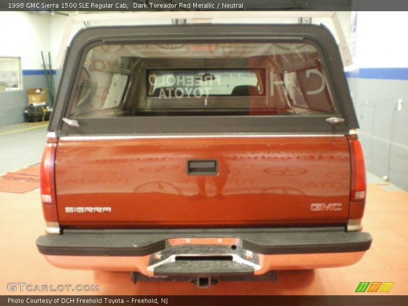 Dark Toreador Red Metallic / Neutral 1998 GMC Sierra 1500 SLE Regular Cab