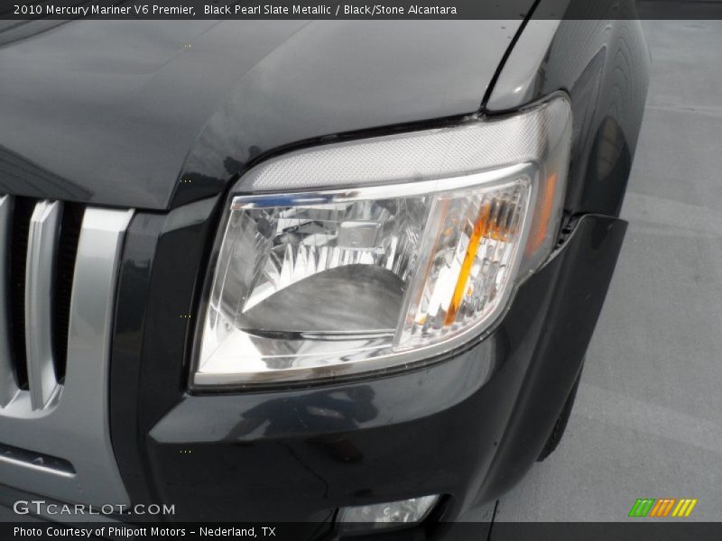 Black Pearl Slate Metallic / Black/Stone Alcantara 2010 Mercury Mariner V6 Premier