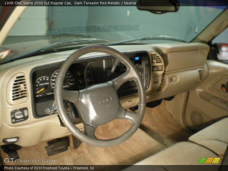 Dark Toreador Red Metallic / Neutral 1998 GMC Sierra 1500 SLE Regular Cab