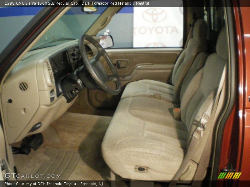 Dark Toreador Red Metallic / Neutral 1998 GMC Sierra 1500 SLE Regular Cab