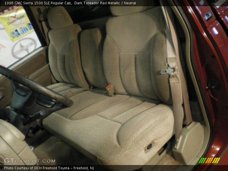 Dark Toreador Red Metallic / Neutral 1998 GMC Sierra 1500 SLE Regular Cab