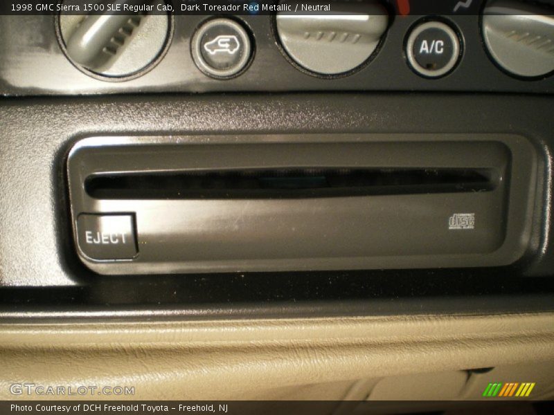 Dark Toreador Red Metallic / Neutral 1998 GMC Sierra 1500 SLE Regular Cab