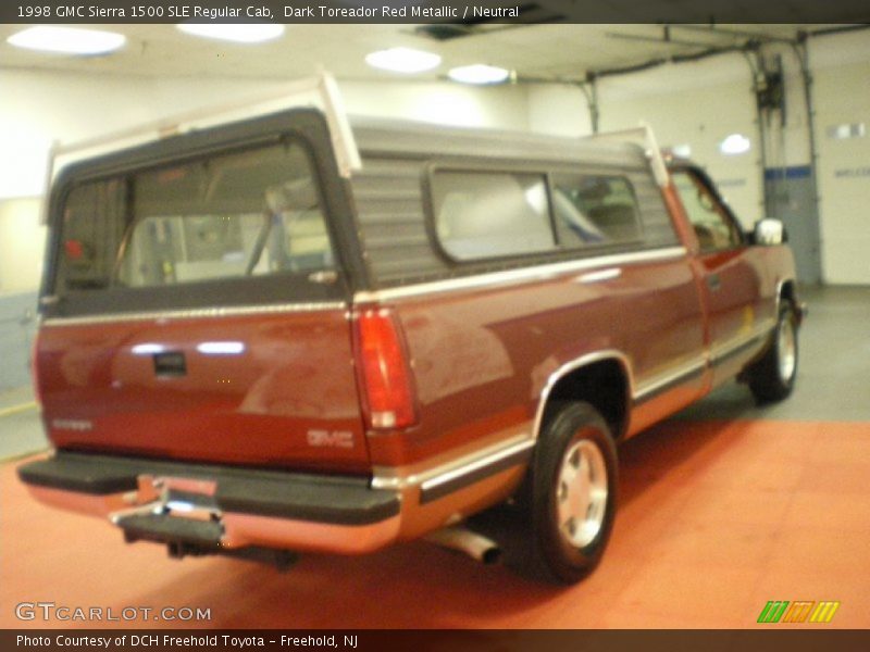 Dark Toreador Red Metallic / Neutral 1998 GMC Sierra 1500 SLE Regular Cab