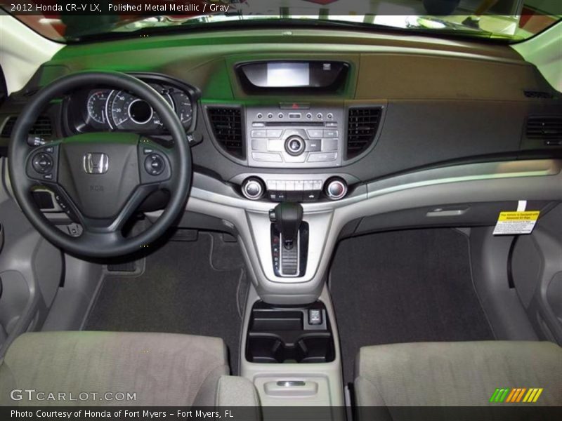Polished Metal Metallic / Gray 2012 Honda CR-V LX