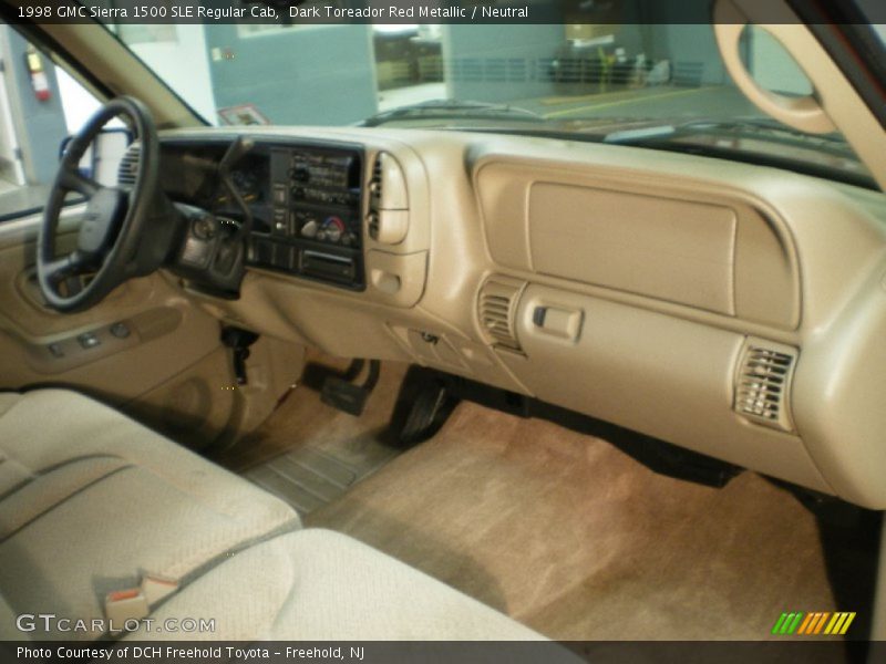Dark Toreador Red Metallic / Neutral 1998 GMC Sierra 1500 SLE Regular Cab