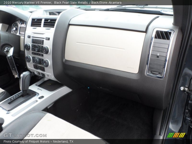 Black Pearl Slate Metallic / Black/Stone Alcantara 2010 Mercury Mariner V6 Premier