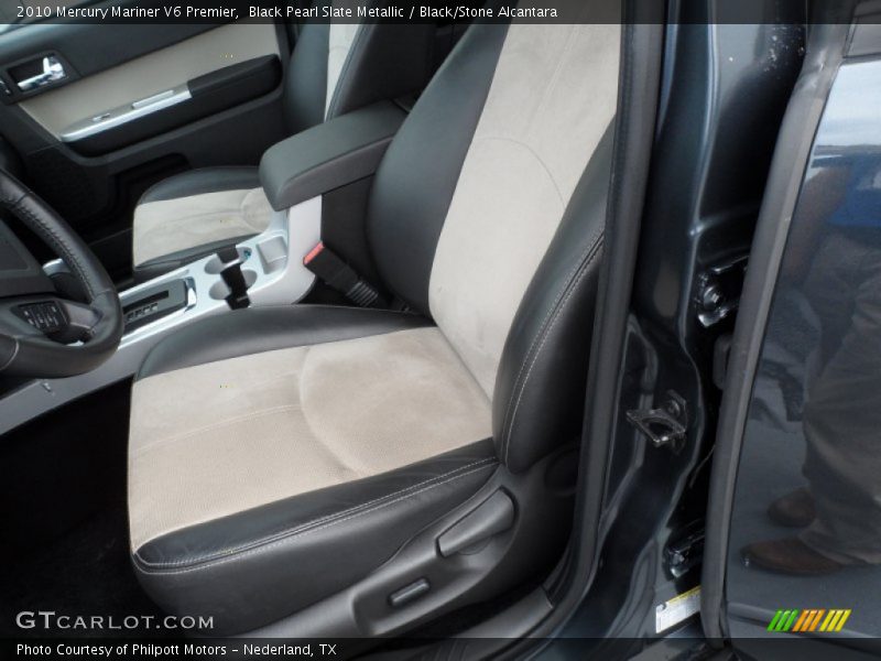 Black Pearl Slate Metallic / Black/Stone Alcantara 2010 Mercury Mariner V6 Premier