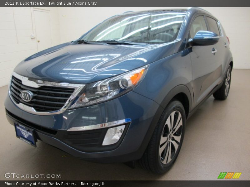 Twilight Blue / Alpine Gray 2012 Kia Sportage EX