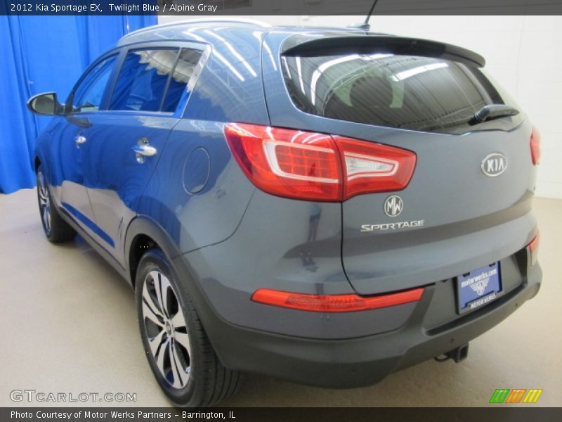 Twilight Blue / Alpine Gray 2012 Kia Sportage EX