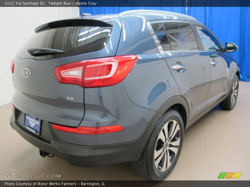 Twilight Blue / Alpine Gray 2012 Kia Sportage EX