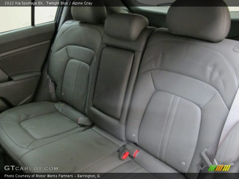 Rear Seat of 2012 Sportage EX