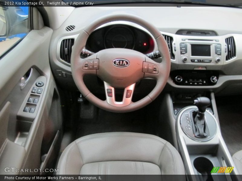 Dashboard of 2012 Sportage EX