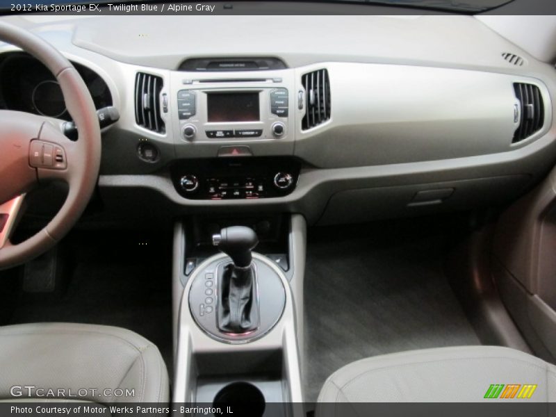 Dashboard of 2012 Sportage EX