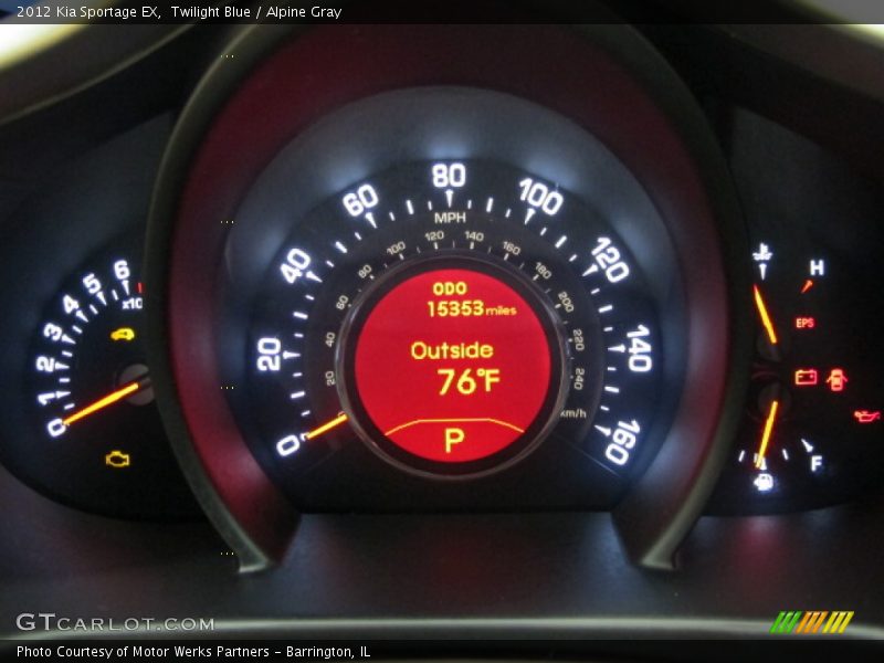  2012 Sportage EX EX Gauges
