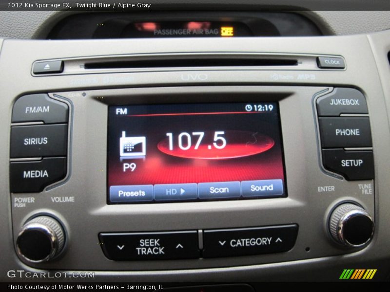 Audio System of 2012 Sportage EX