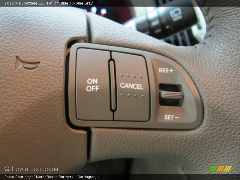 Controls of 2012 Sportage EX