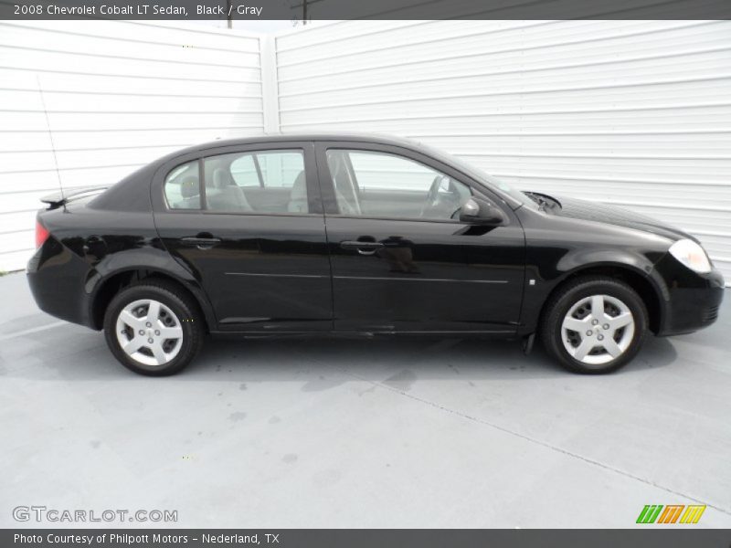 Black / Gray 2008 Chevrolet Cobalt LT Sedan