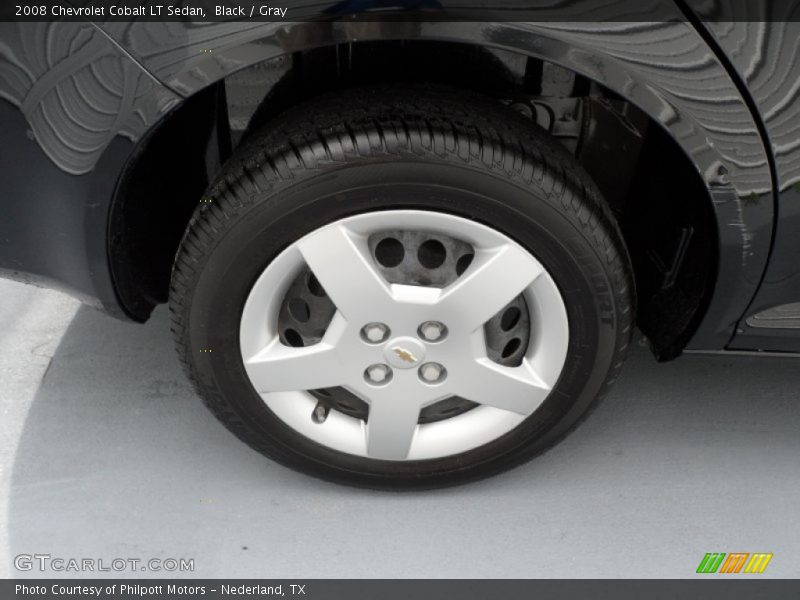 Black / Gray 2008 Chevrolet Cobalt LT Sedan
