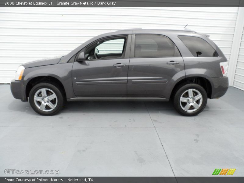 Granite Gray Metallic / Dark Gray 2008 Chevrolet Equinox LT