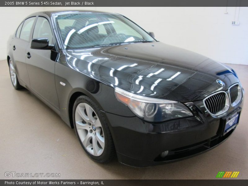 Jet Black / Black 2005 BMW 5 Series 545i Sedan