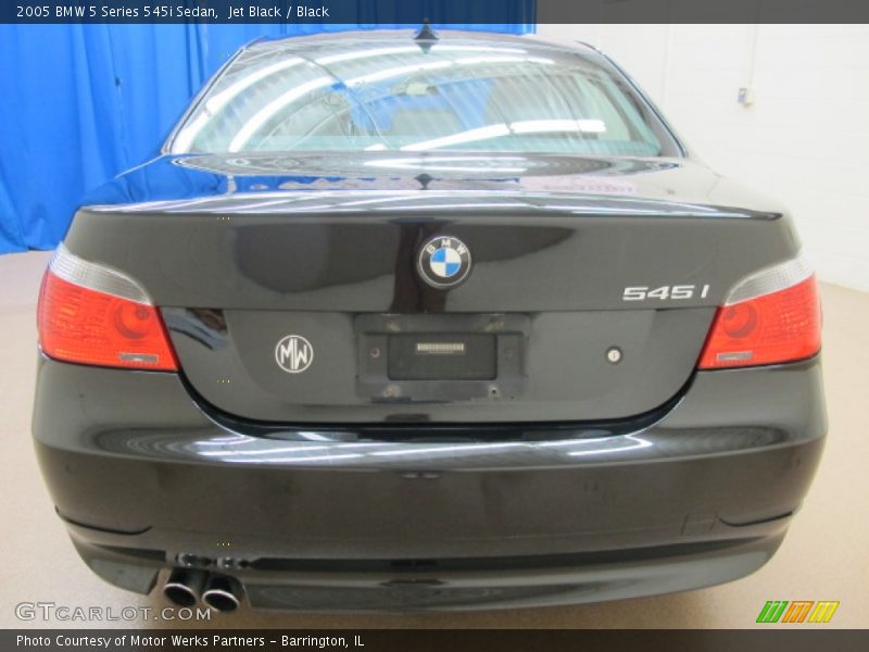 Jet Black / Black 2005 BMW 5 Series 545i Sedan
