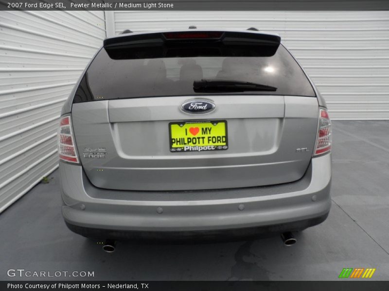 Pewter Metallic / Medium Light Stone 2007 Ford Edge SEL