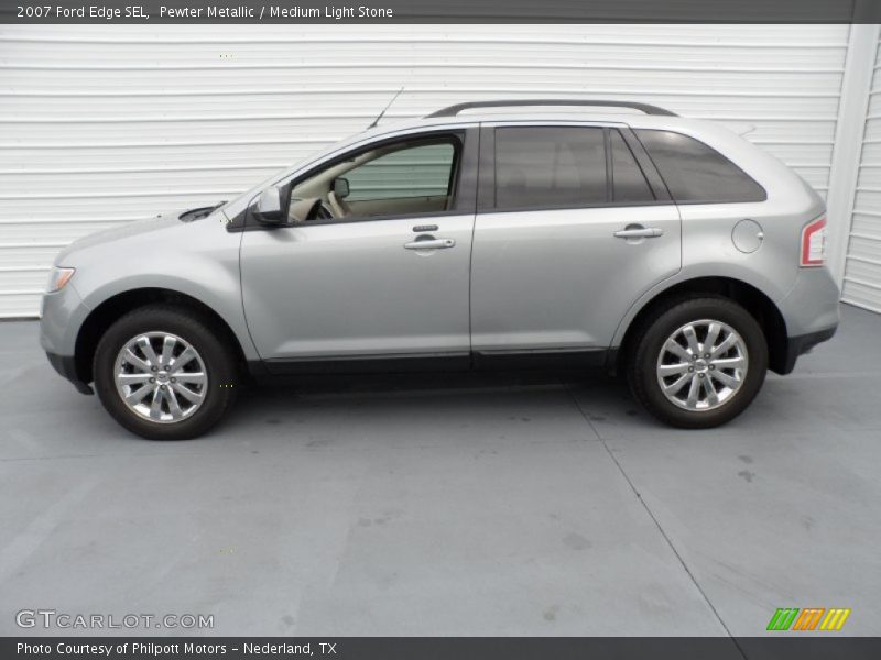 Pewter Metallic / Medium Light Stone 2007 Ford Edge SEL