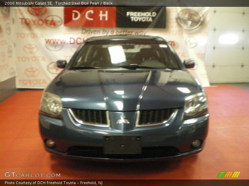 Torched Steel Blue Pearl / Black 2006 Mitsubishi Galant SE