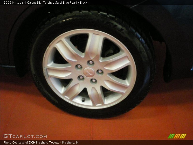 Torched Steel Blue Pearl / Black 2006 Mitsubishi Galant SE