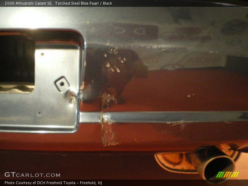 Torched Steel Blue Pearl / Black 2006 Mitsubishi Galant SE