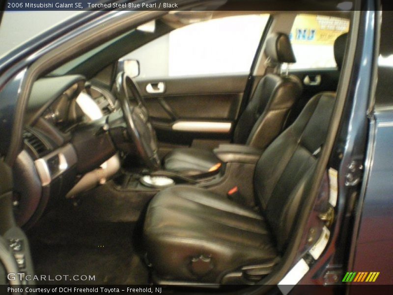 Torched Steel Blue Pearl / Black 2006 Mitsubishi Galant SE